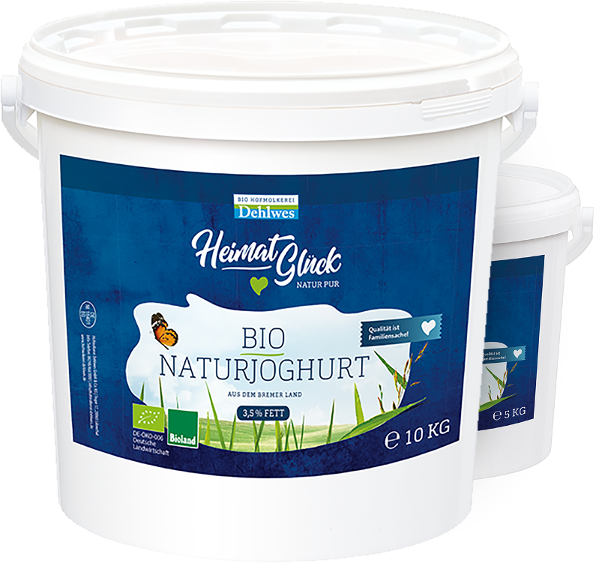 Produktfoto zu Naturjoghurt 3,5% Fett 5kg Hofmolkerei Dehlwes