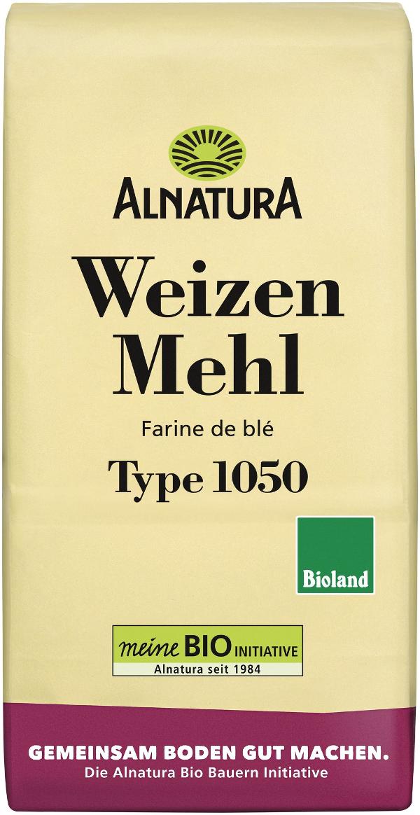 Produktfoto zu Weizenmehl Type 1050 1kg Alnatura