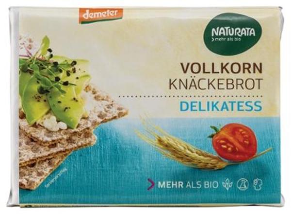 Produktfoto zu Delikatess Vollkorn-Knäckebrot 250g Naturata