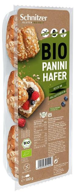Panini Active Oat (glutenfrei) 180g (3 Stück) Schnitzer