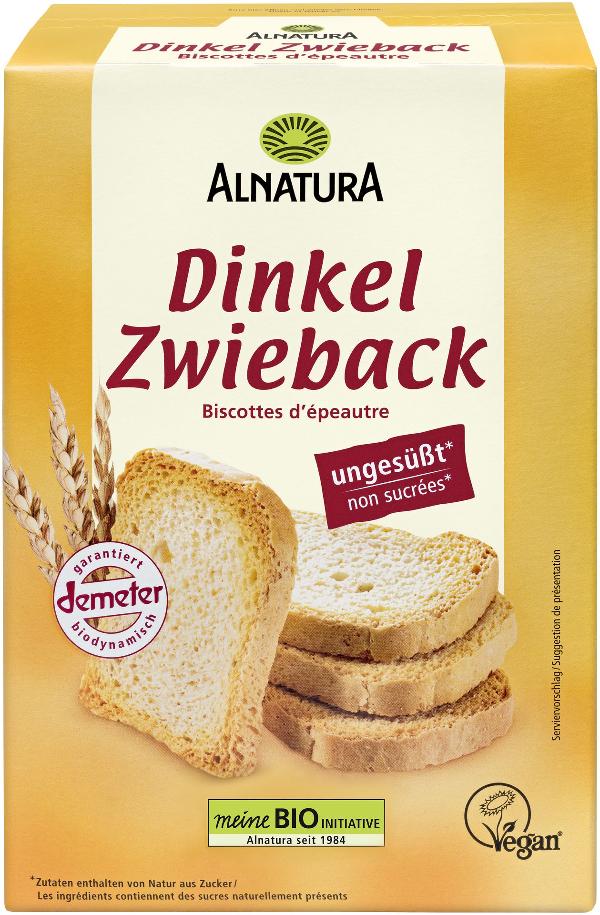 Produktfoto zu Dinkel Zwieback 200g Alnatura