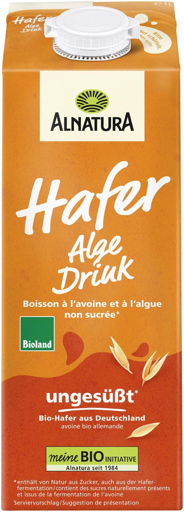 Produktfoto zu Hafer Alge Drink 1l Alnatura