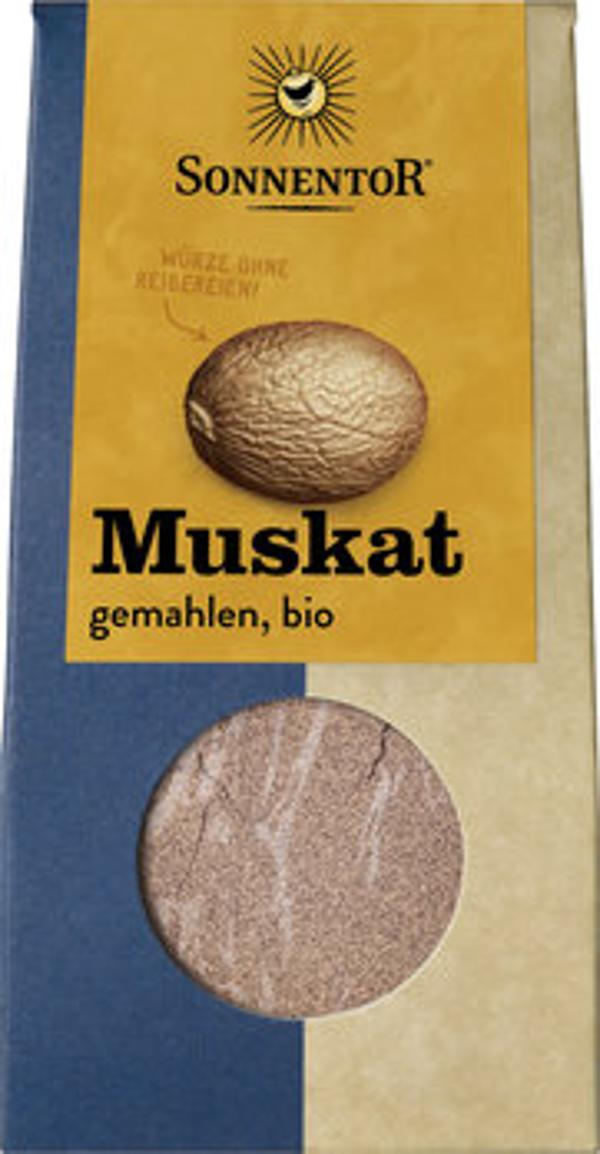 Produktfoto zu Muskatnuss gemahlen Tüte 30g Sonnentor