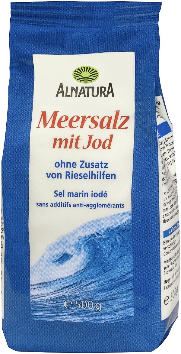 Produktfoto zu Meersalz mit Jod 500g Alnatura