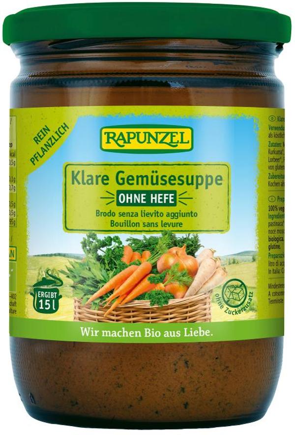 Produktfoto zu Klare Suppe ohne Hefe 300g Rapunzel