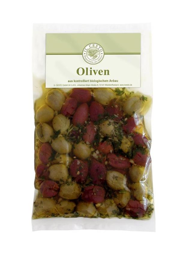 Produktfoto zu Oliven-Mix ohne Stein mariniert 175g Il Cesto