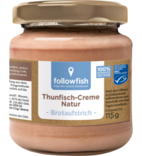Produktfoto zu MSC Thunfisch-Creme Natur 110g followfish