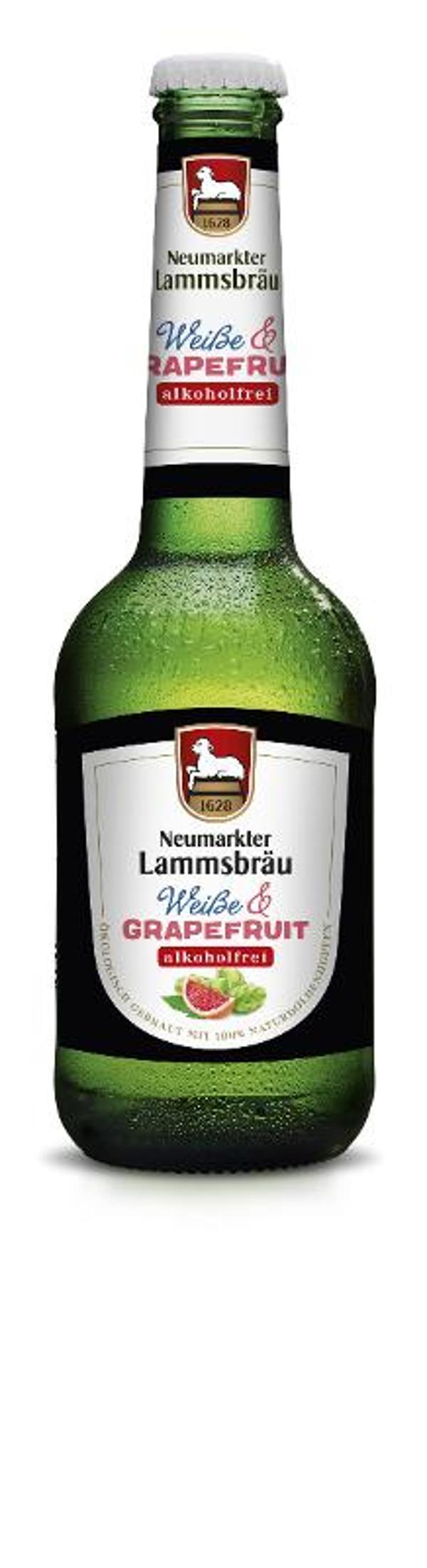 Produktfoto zu VPE Weißbier Weiße & Grapefruit Alkoholfrei 10x0,33 l Neumarkter Lammsbräu