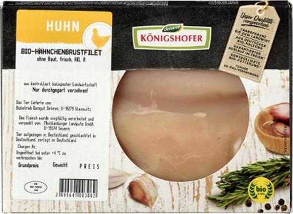 Produktfoto zu Hähnchenbrustfilet 350g Königshofer