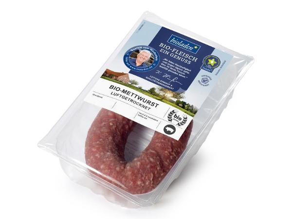 Produktfoto zu Mettwurst im Ring vom Schwein ca. 250g bioladen