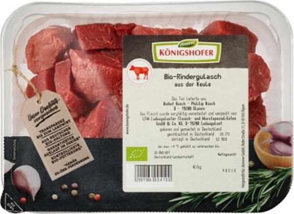 Produktfoto zu Rindergulasch ca. 400g Königshofer