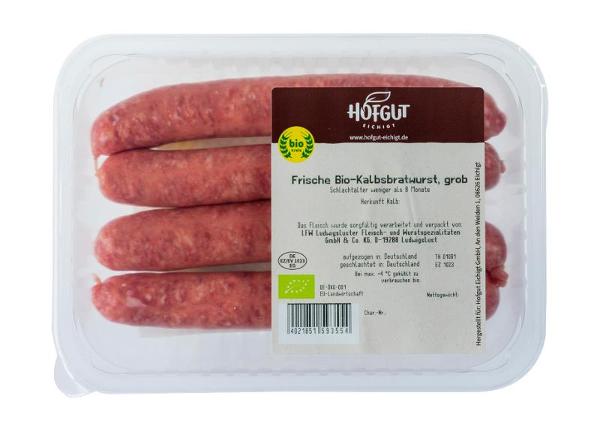 Produktfoto zu Frische Kalbsbratwurst mit Rindfleisch 200g Königshofer