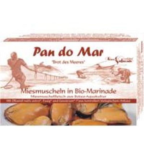 Produktfoto zu Miesmuscheln in Marinade 115g Pan do Mar