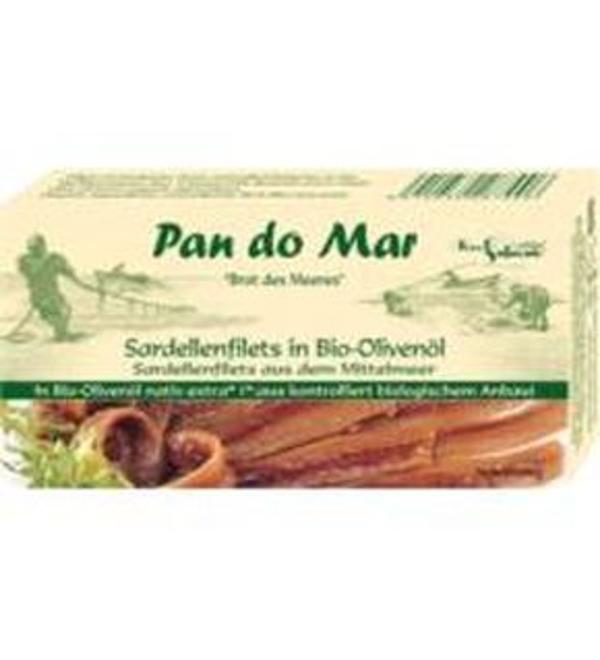 Produktfoto zu Sardellenfilets in Olivenöl 50g Pan do Mar