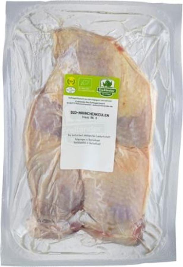 Produktfoto zu Hähnchenkeulen 1 kg Freiländer Bio Geflügel