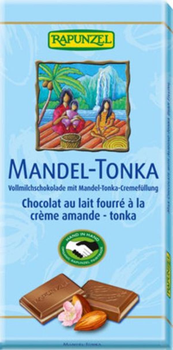 Produktfoto zu Vollmilch Schokolade Mandel-Tonka 100g Rapunzel