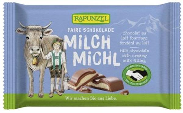 Produktfoto zu Schokolade Milch Michl mit Milchfüllung 100g Rapunzel