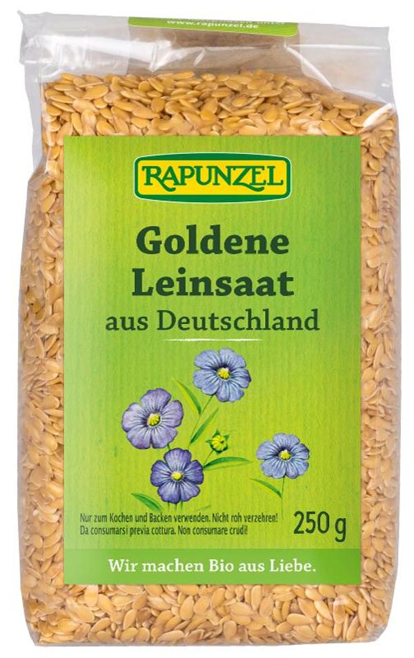 Produktfoto zu Leinsaat gold 250g Rapunzel