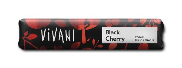 Produktfoto zu Schokolriegel Black Cherry 35g Vivani