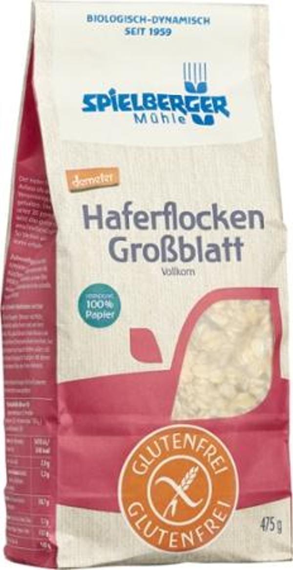 Produktfoto zu Haferflocken Großblatt glutenfrei 475g Spielberger