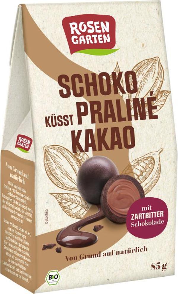 Produktfoto zu Schoko küsst Praline Kakao 85g Rosengarten