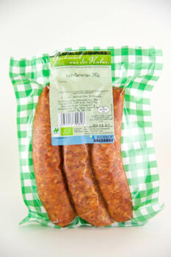 Produktfoto zu Koch Mettwurst vom Schwein 3 Stück 240g Biohof Bakenhus