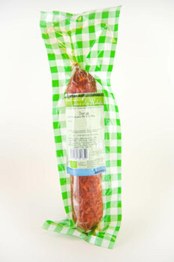 Produktfoto zu Chorizo Salami am Stück 170g Biohof Bakenhus