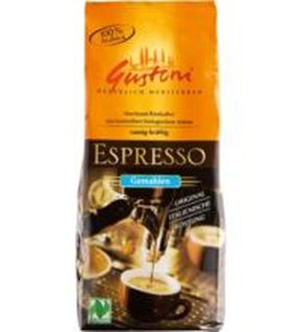Produktfoto zu Kaffee Espresso filterfein gemahlen 250g Gustoni