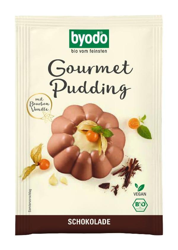 Produktfoto zu Gourmet Puddingpulver Schoko 36g byodo