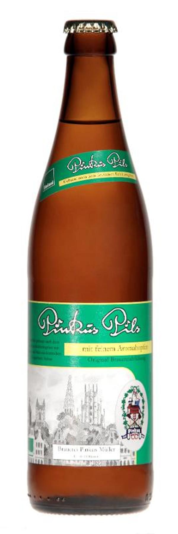 Produktfoto zu VPE Bier Pils feinherb 8x0,5 l Pinkus