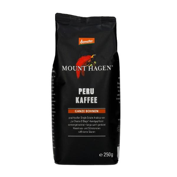 Produktfoto zu VPE Kaffee Röstkaffee Peru ganze Bohne 6x250g  Demeter MOUNT HAGEN