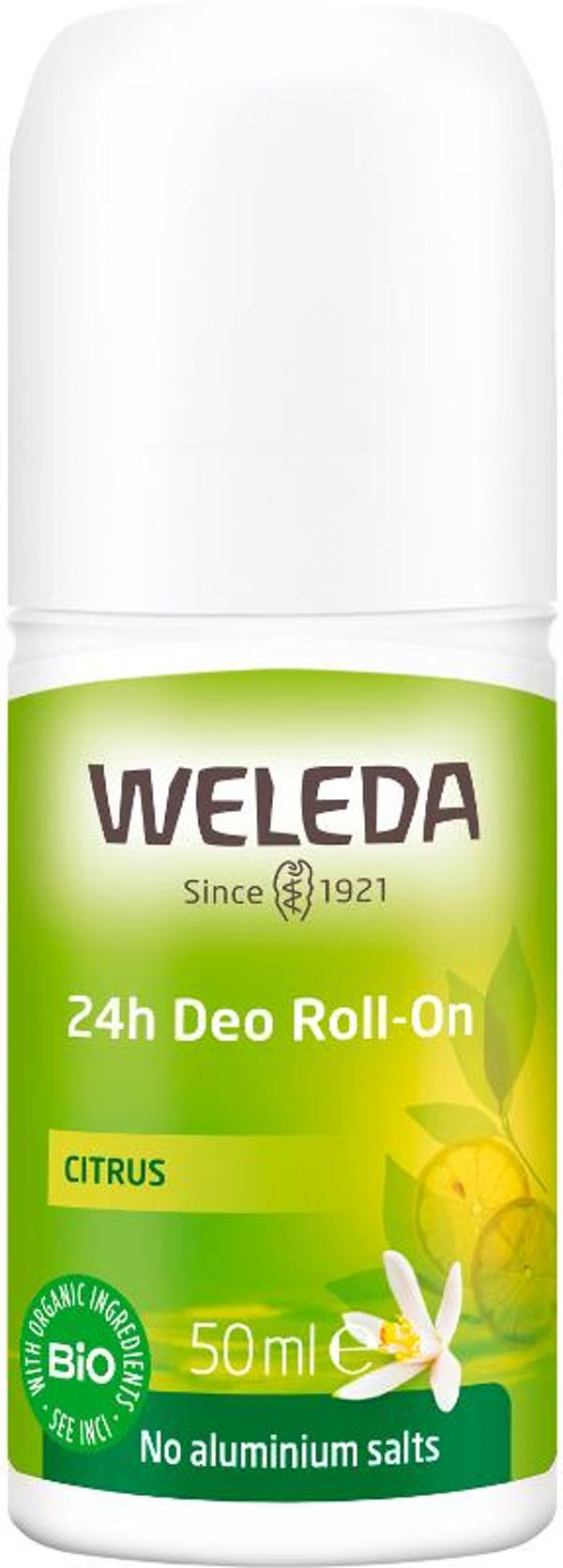 Produktfoto zu Citrus 24h Deo Roll-On 50 ml Weleda