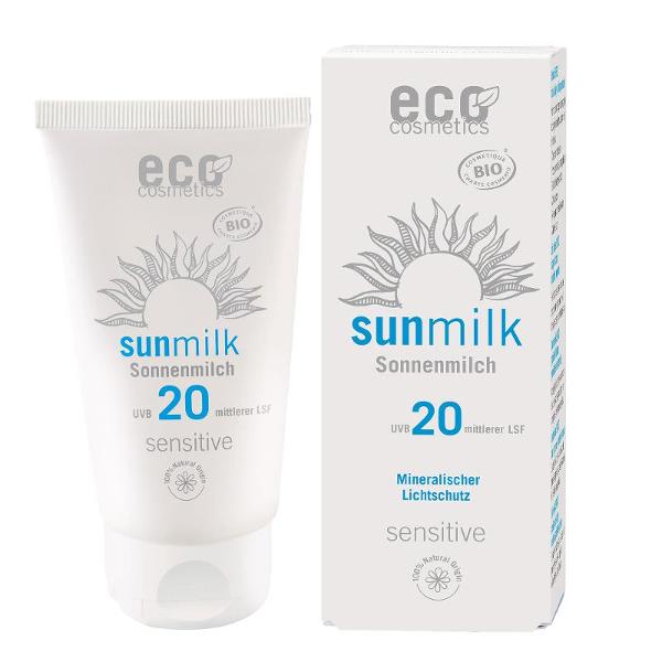 Produktfoto zu Sonnenmilch LSF 20 sensitive 75 ml eco cosmetics
