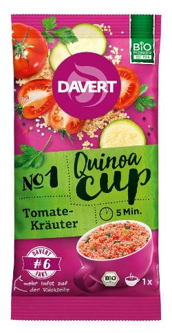VPE Quinoa Cup Tomate Kräuter 8x65g Davert