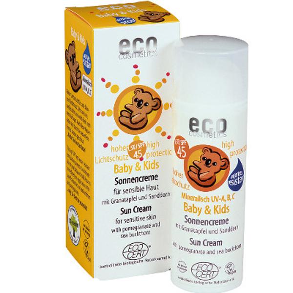 Produktfoto zu Sonnencreme eco Baby & Kids LSF 45 50 ml eco cosmetics