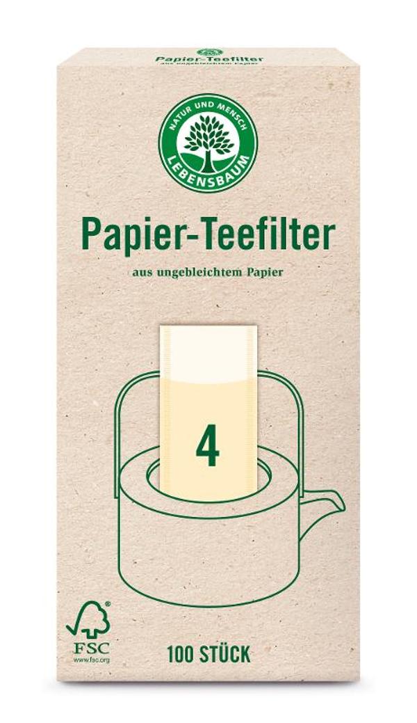 Produktfoto zu Teefilter Papier 100 Stück Lebensbaum