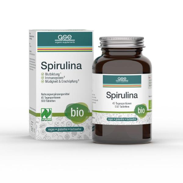 Produktfoto zu Spirulina 550 Tabletten GSE