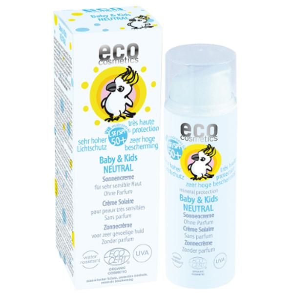 Produktfoto zu Sonnencreme eco Baby & Kids LSF 50+ 50 ml neutral  eco cosmetics
