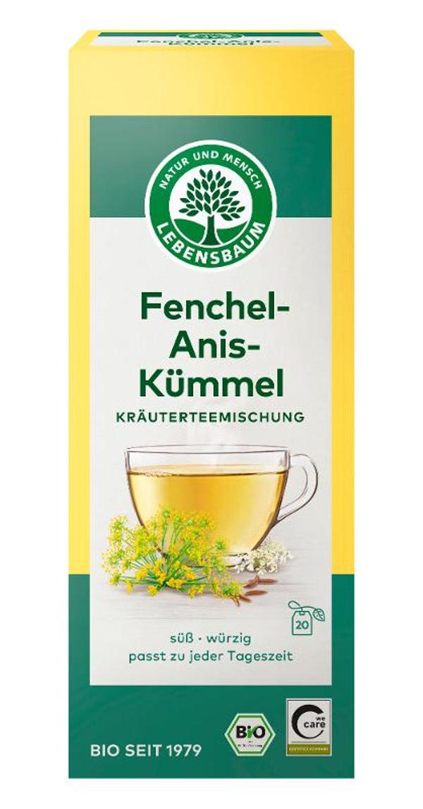 Produktfoto zu Kräutertee Fenchel Anis Kümmel 20x2,5g Lebensbaum