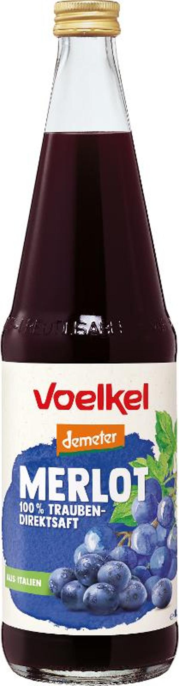 Produktfoto zu Traubensaft "Merlot"  rot 0,7 l Voelkel