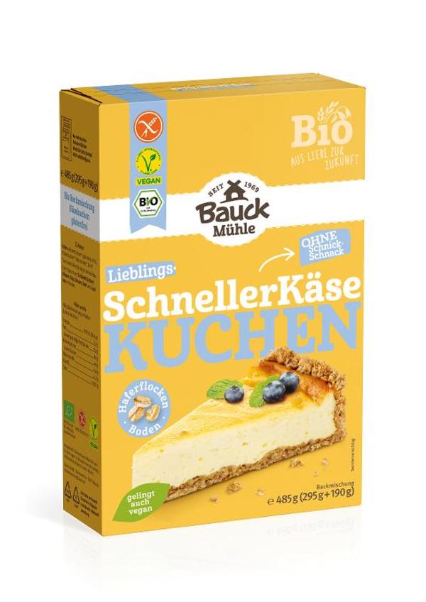 Produktfoto zu Käsekuchen Backmischung 485g Bauckhof