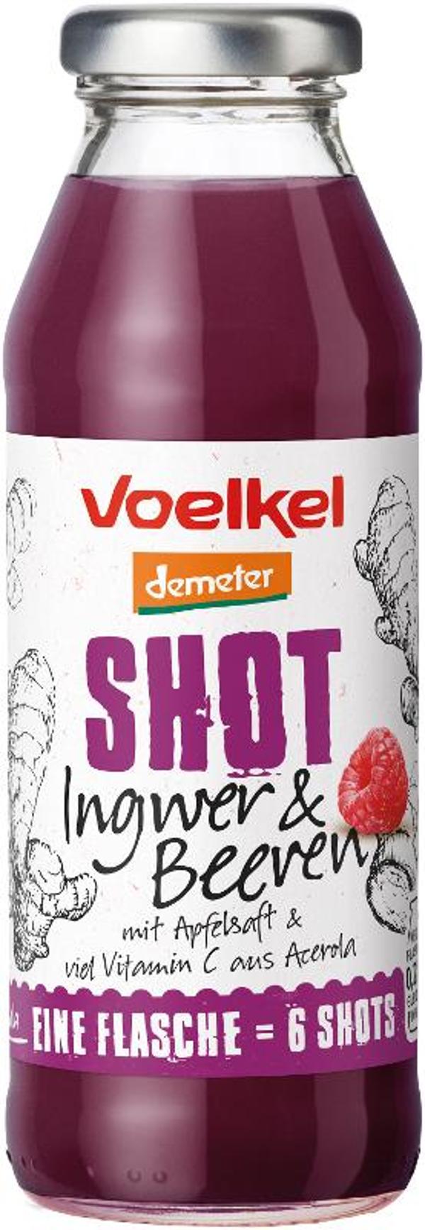 Produktfoto zu Shot Ingwer & Beeren 0,28 Liter Voelkel