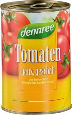 VPE Tomaten geschält  in der Dose12x400g dennree