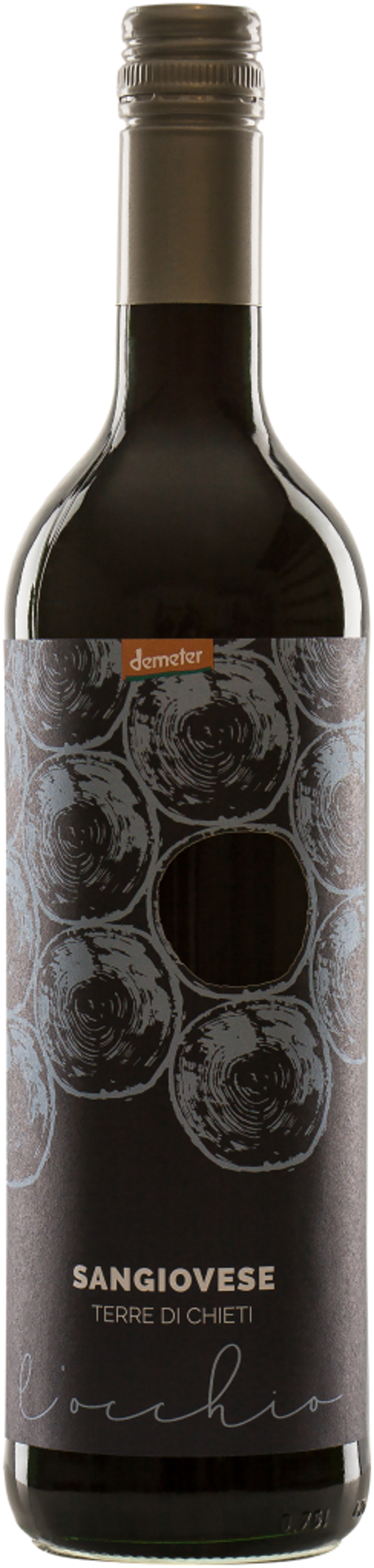 Produktfoto zu VPE Wein Sangiovese IGT 2012 Demeter 6x0,75 l Zellertaler Keller