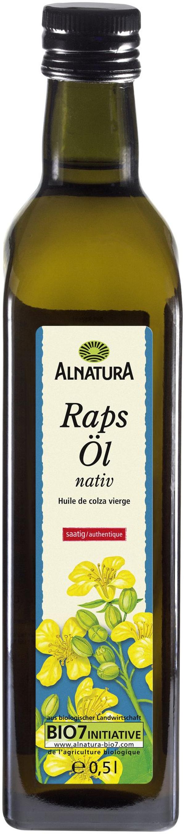 Produktfoto zu Rapsöl nativ 500 ml Alnatura