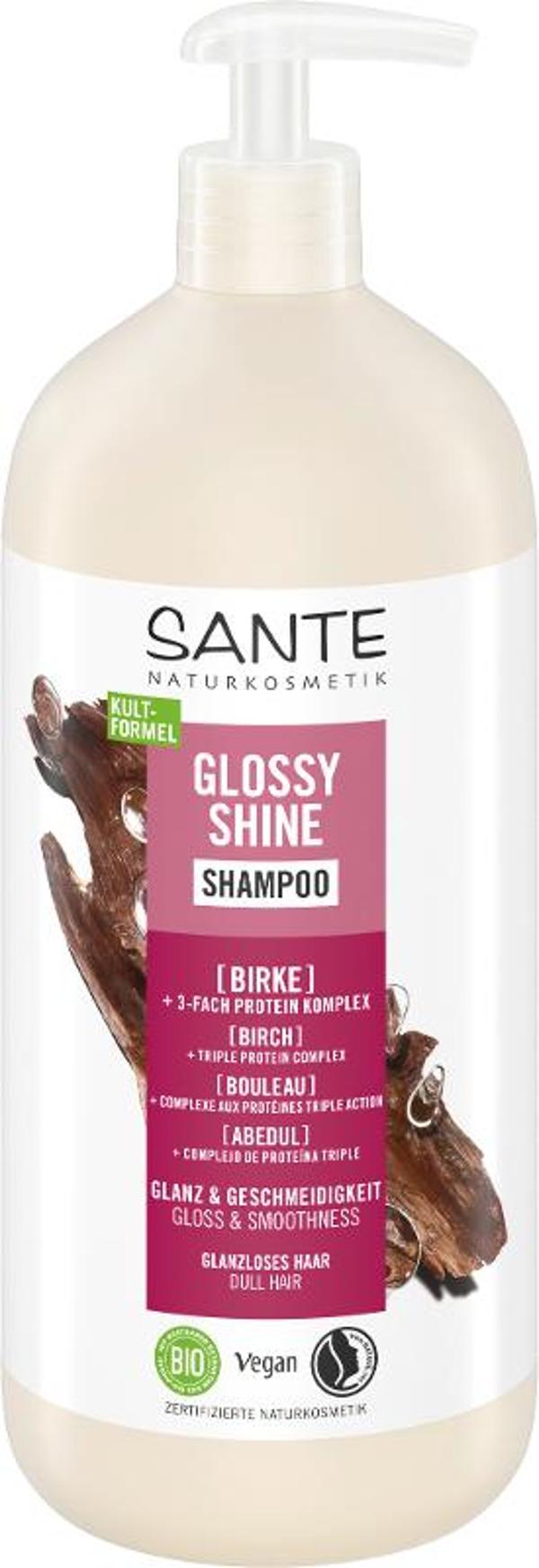 Produktfoto zu Glossy Shine Shampoo Birke 950ml Sante