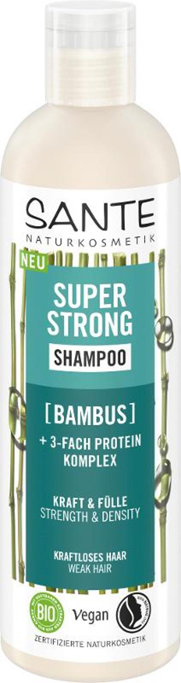 Produktfoto zu Super Strong Shampoo Bambus 250ml Sante
