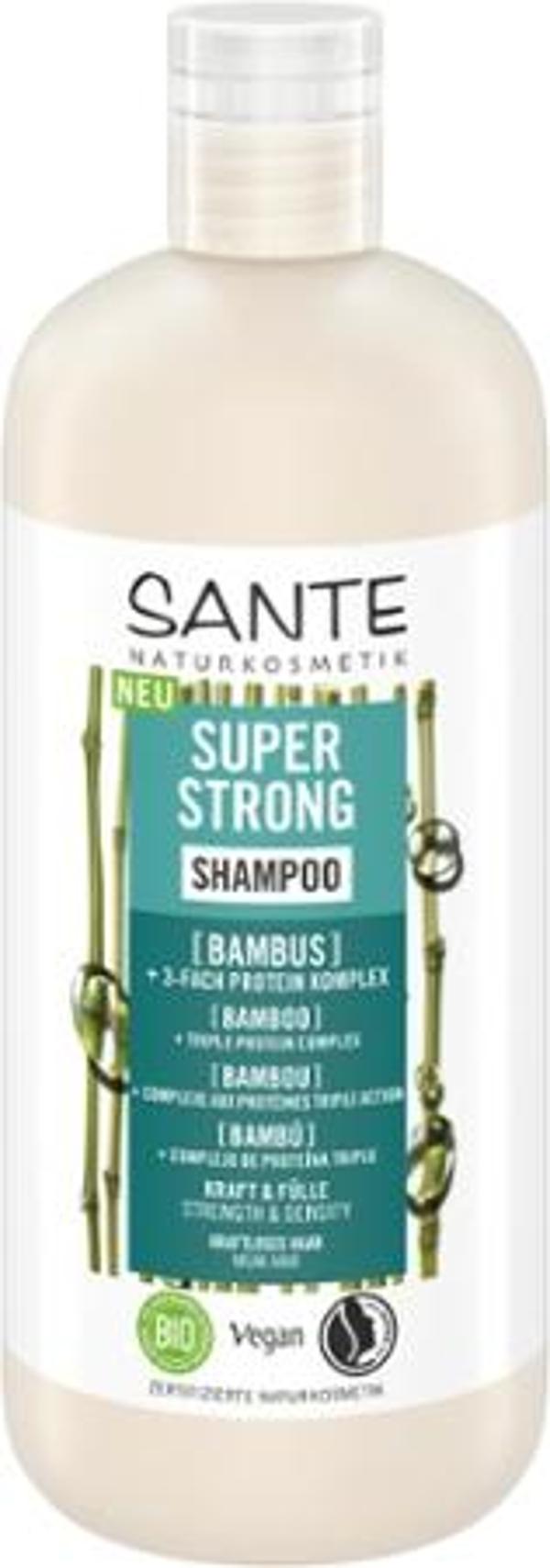 Produktfoto zu Super Strong Shampoo Bambus 500ml Sante