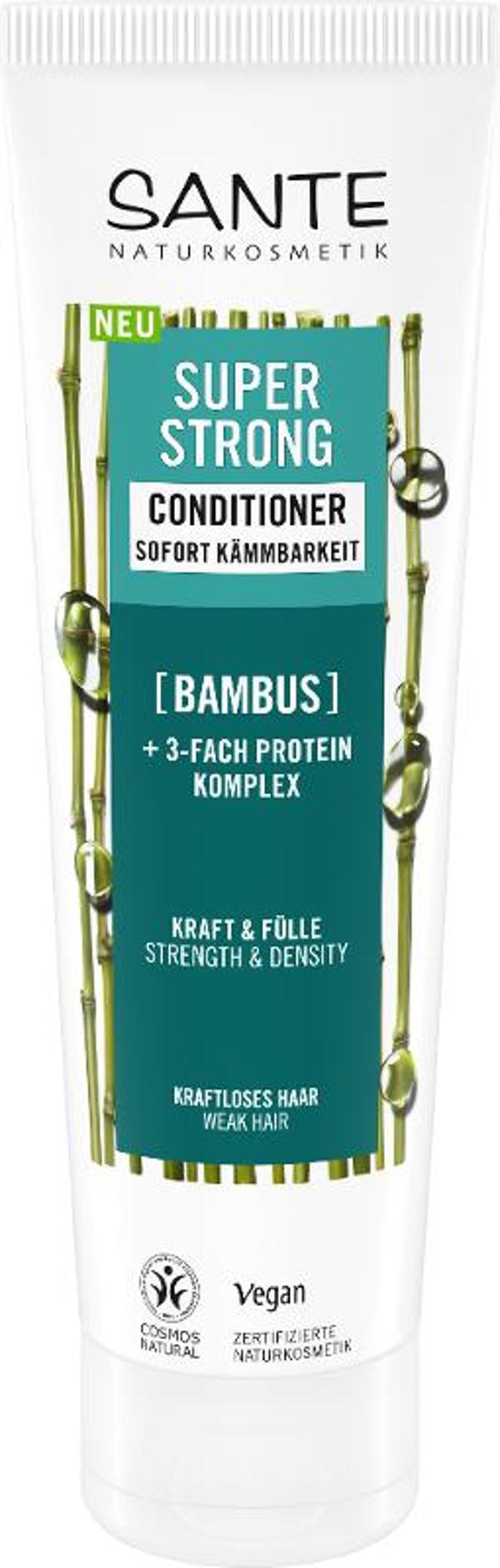 Produktfoto zu Super Strong Spülung Bambus 150ml Sante
