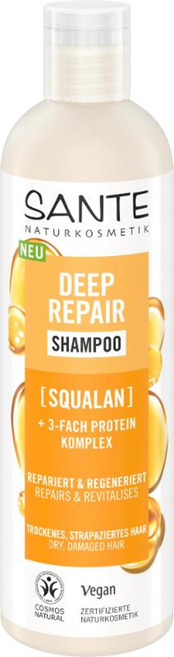 Produktfoto zu Deep Repair Shampoo Squalan 250ml Sante